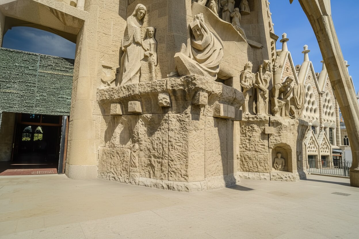 Widok z wieży Sagrada Família