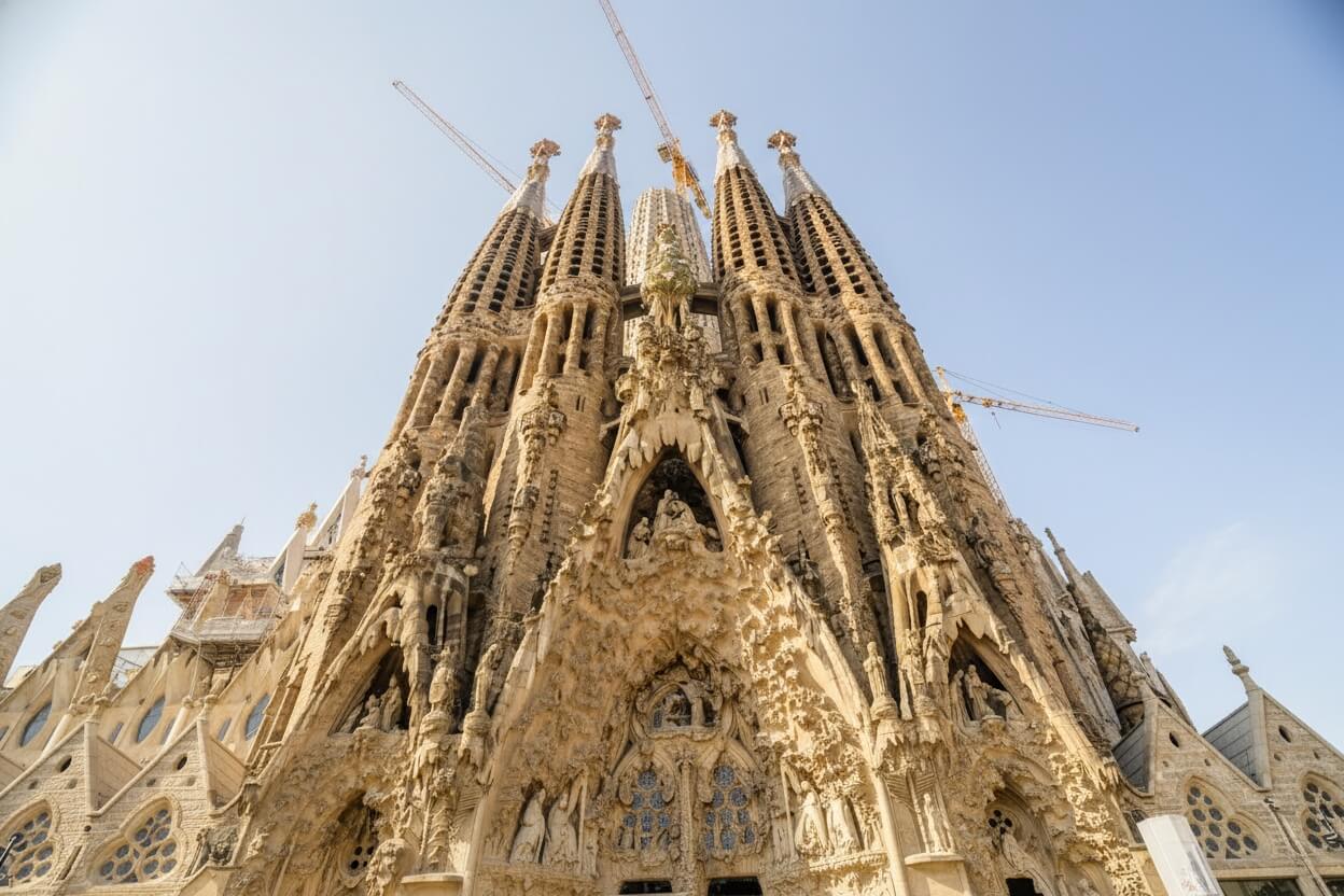 Bilety Sagrada Família fasada Narodzenia