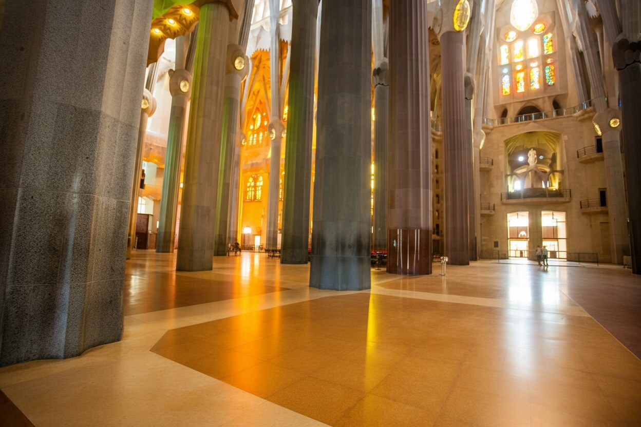 Sklepienie Sagrada Família